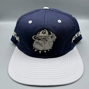 Vintage Georgetown‎ Hoyas Hat Men Blue Gray Competitor NCAA Snap Back Cap